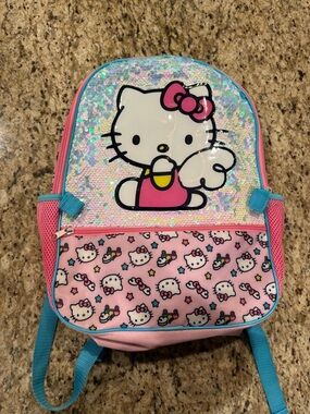 💖Hello Kitty Sparkle Sequin Kids Backpack💖